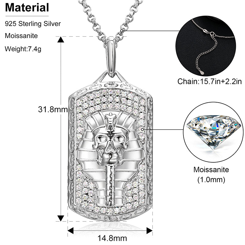 Moissanite Classic Pendants in 925 sterling Silver