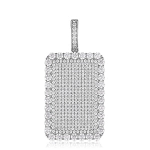 Moissanite Classic Pendants in 925 sterling Silver
