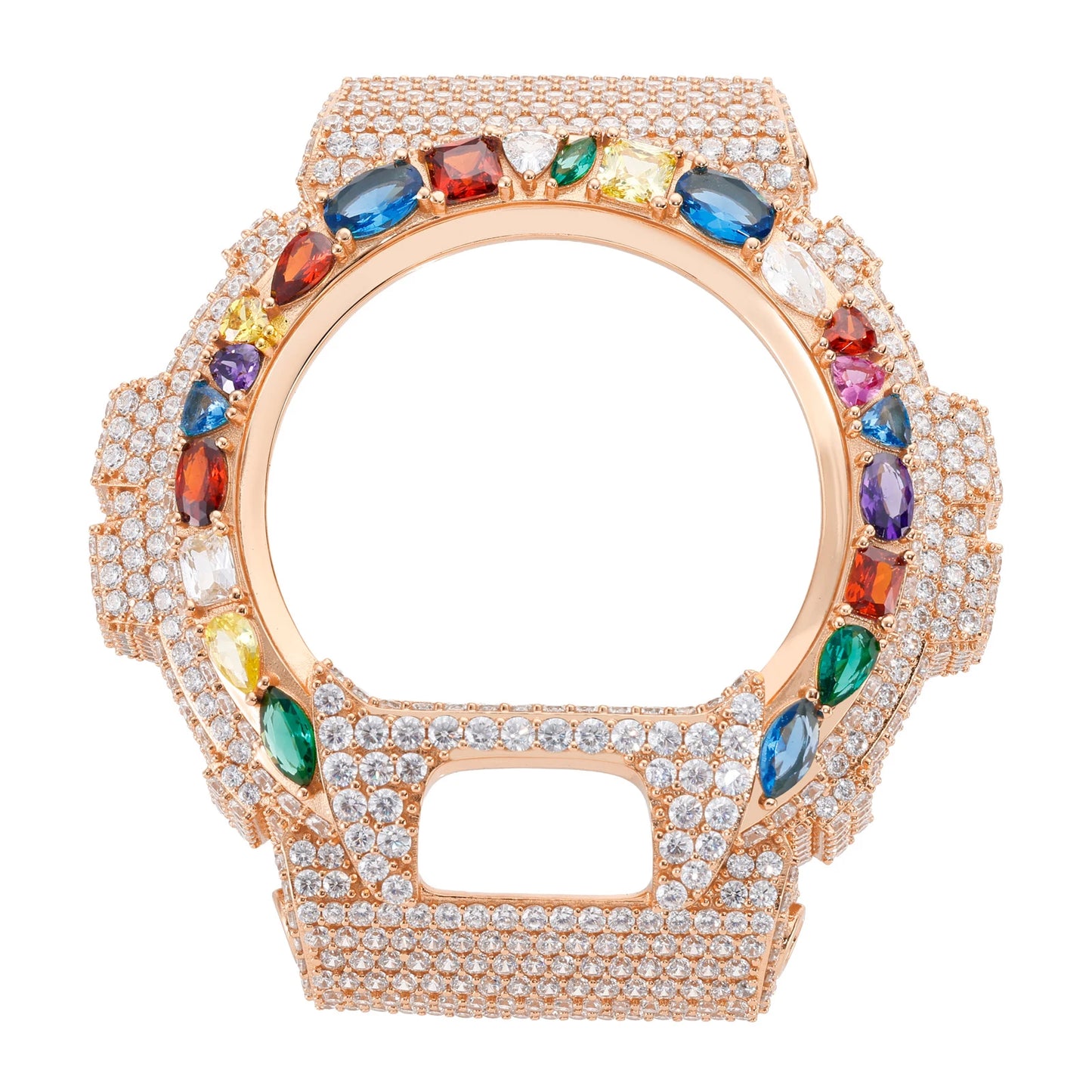 Moissanite Watch Case in 925 Sterling Silver VVS