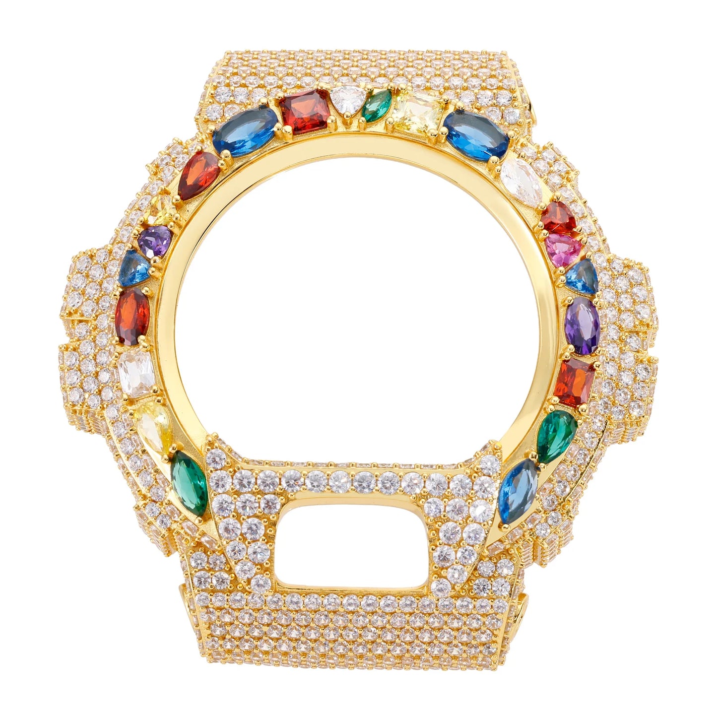 Moissanite Watch Case in 925 Sterling Silver VVS