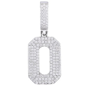 Moissanite Numbers in 925 Sterling Silver.
