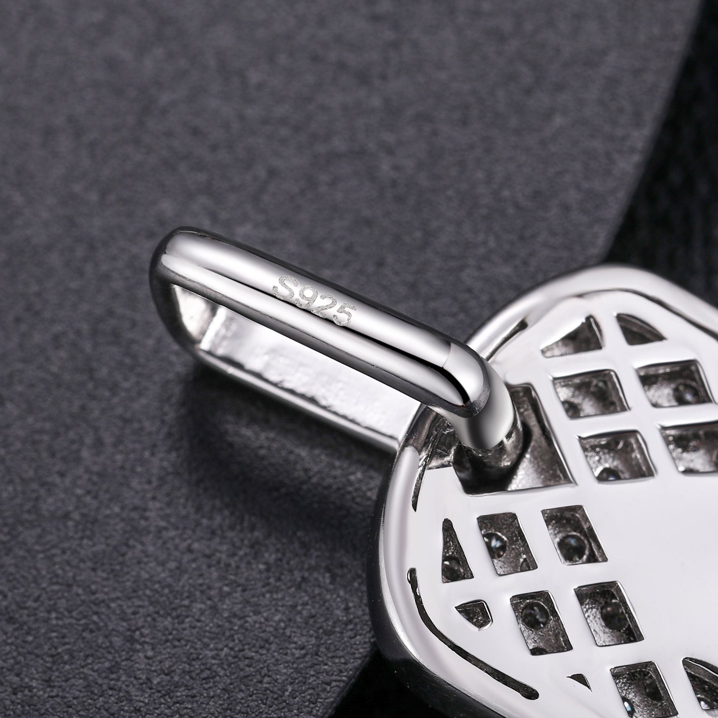 Klassische Moissanit-Anhänger aus 925er Sterlingsilber