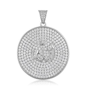 Klassische Moissanit-Anhänger aus 925er Sterlingsilber